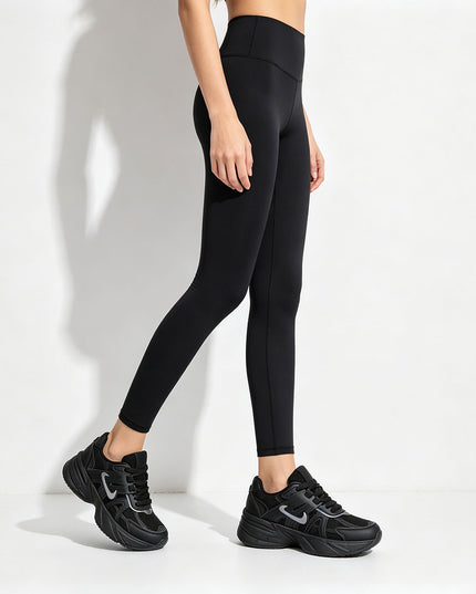 Pantofi Sport De Dama cu Insertii De Plasa, D1432 - Negru