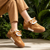 Pantofi Sport De Dama,Din Piele Ecologica,D1410,Maro